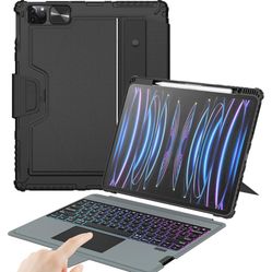 iPad 13” Keyboard Case With Touchpad And Camera Cover