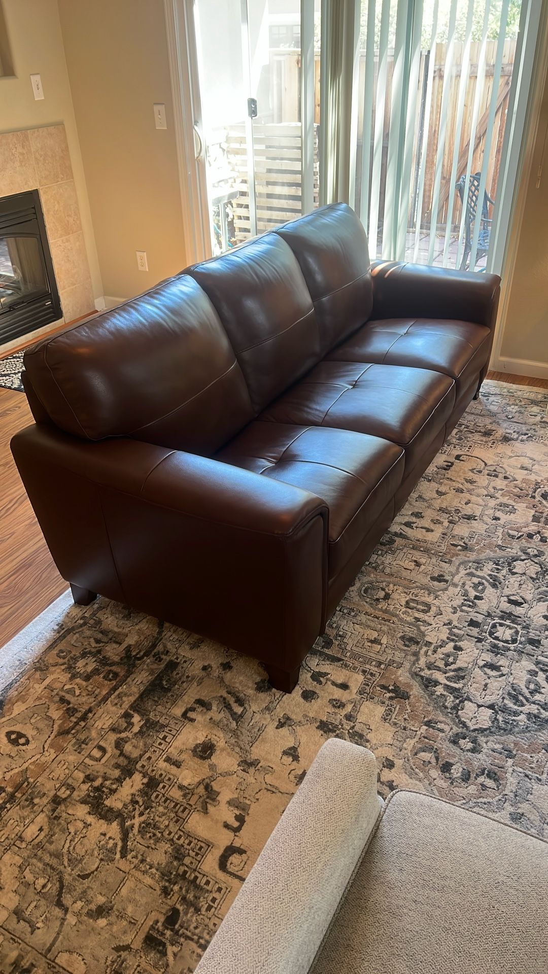 New Leather Couch