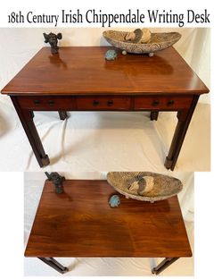 Make Fair Offer! Antique 1800s Mahogany Writing Desk  —— Need Space For New Pieces
