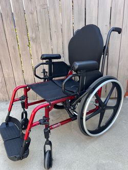 Folding Wheelchair 18" Wide