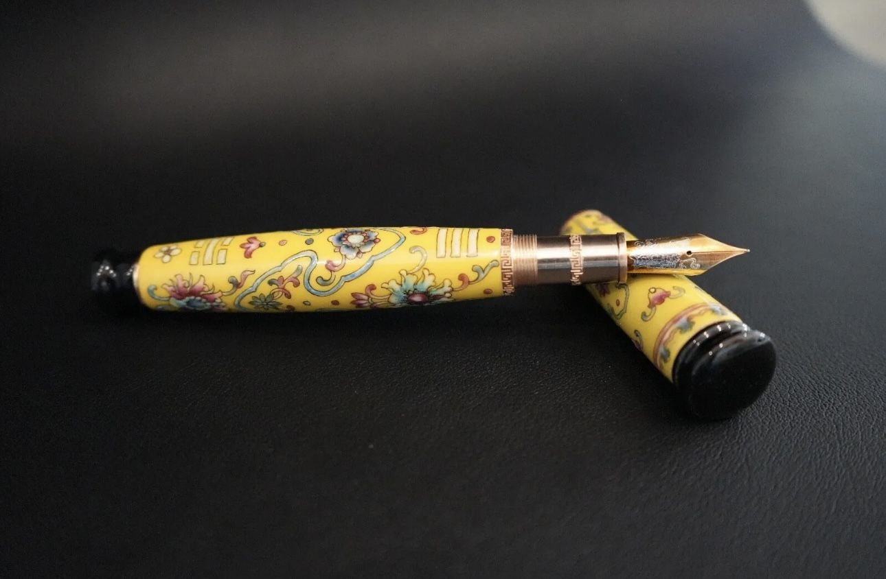 LOIMINCHAY LIMITED EDITION FOUNTAIN PEN HARMONY MANDARIN YELLOW