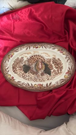 Vintage Turkey Platter 16 1/2” long. Mint condition