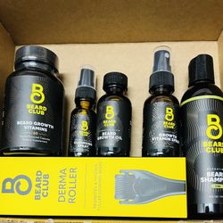 Beard Club 6pc Beard Grooming Kit – New