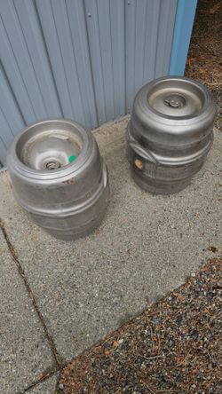 Two Beer Kegs - Empty