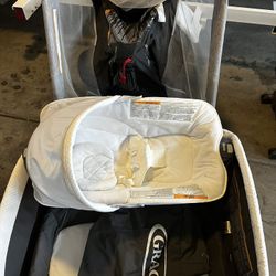 Play Pen With Basinett And Changing Table