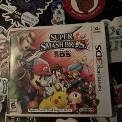Super Smash Bros 3DS Case & Manual 
