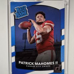 2017 Panini Donruss Rated Rookie Patrick Mahomes II #327 (RC)