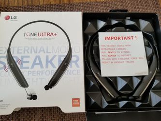 Brand New - LG Tone Ultra+ Bluetooth headset earbuds