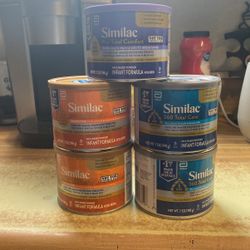 5 Similac 7 Oz Formula Powder