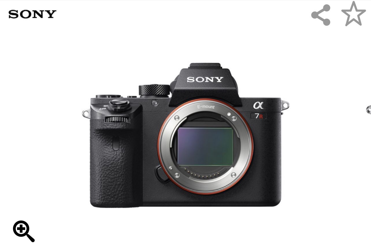 Sony A7r2  with Sony 50mm Lense 