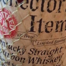 Old Antique Bourbon Whiskey Bottle