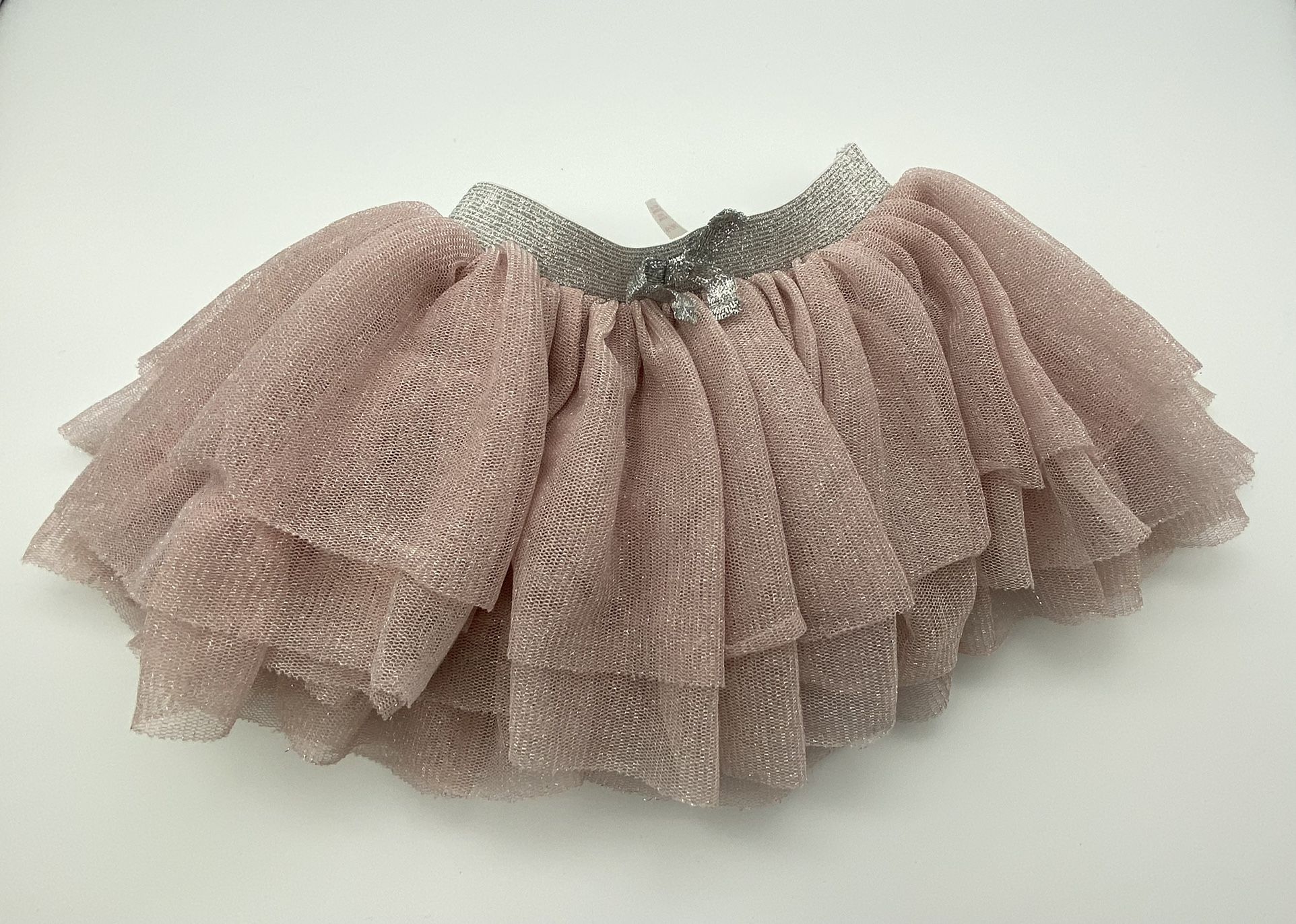 Baby Girl Cherokee Dusty Pink Ruffle Tulle Skirt 6-9M