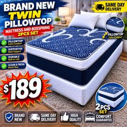 🟢NEW  PILLOWTOP SET $189