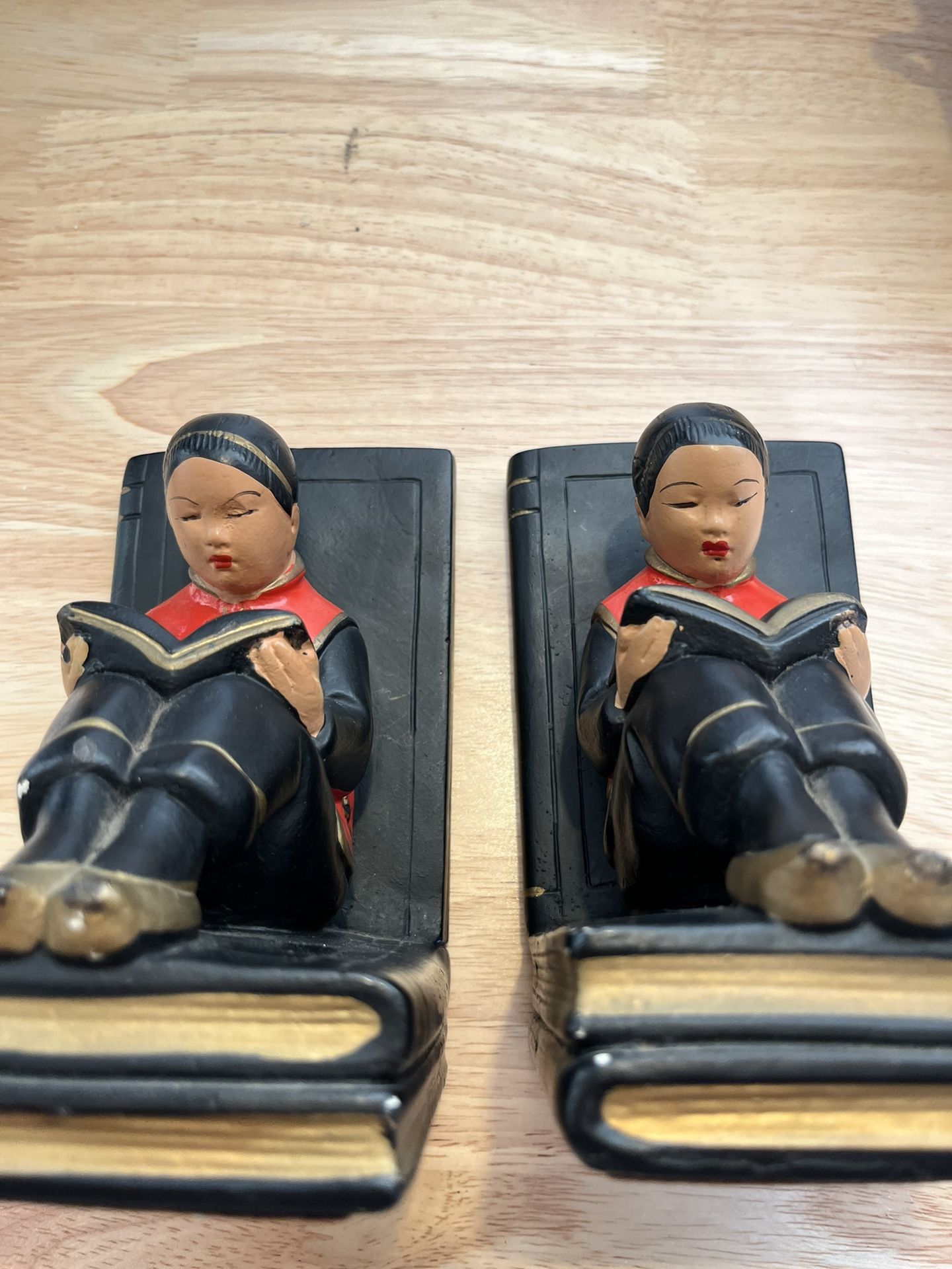 Vintage Chinese Bookends