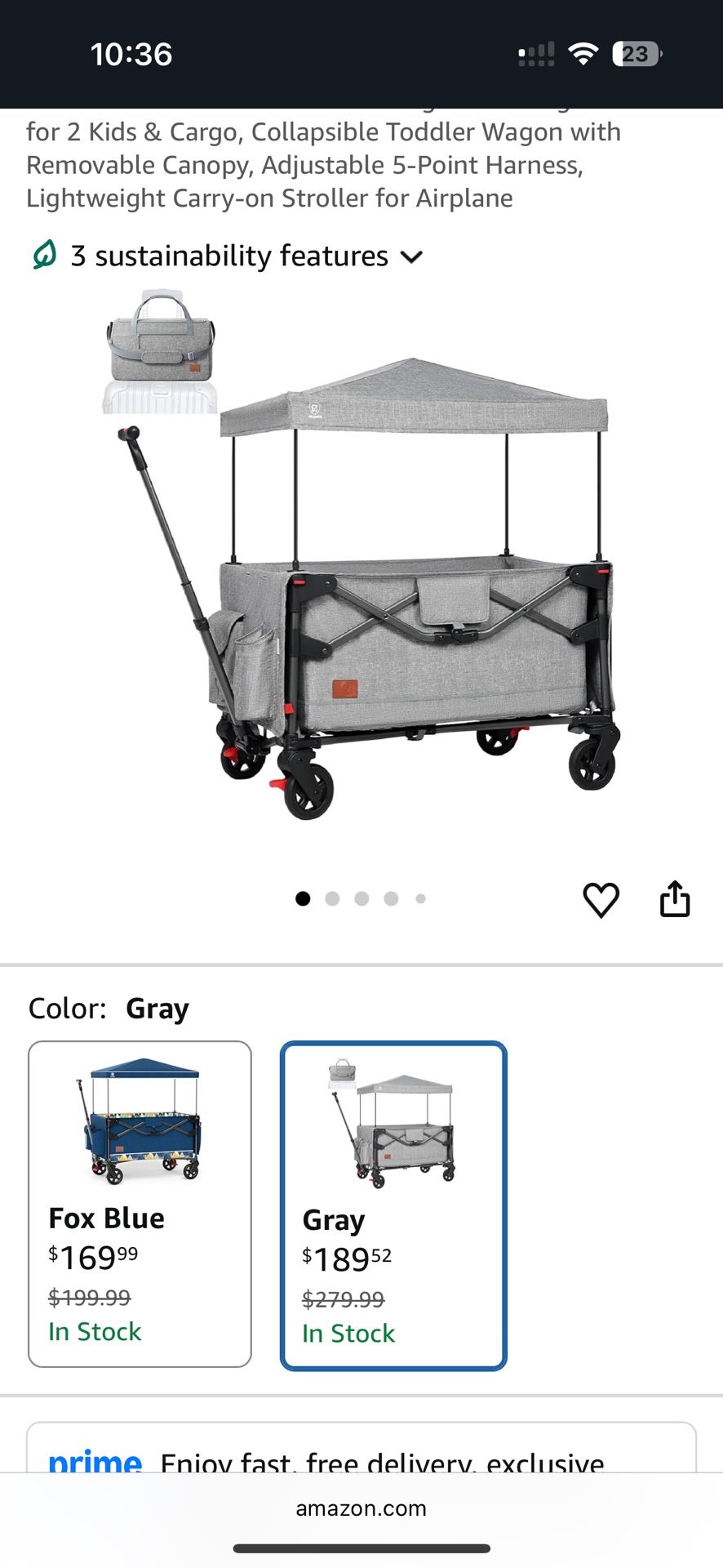 Ever advanced Foldable Wagon Stroller