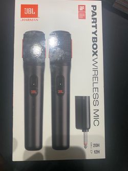 Jbl party box mic