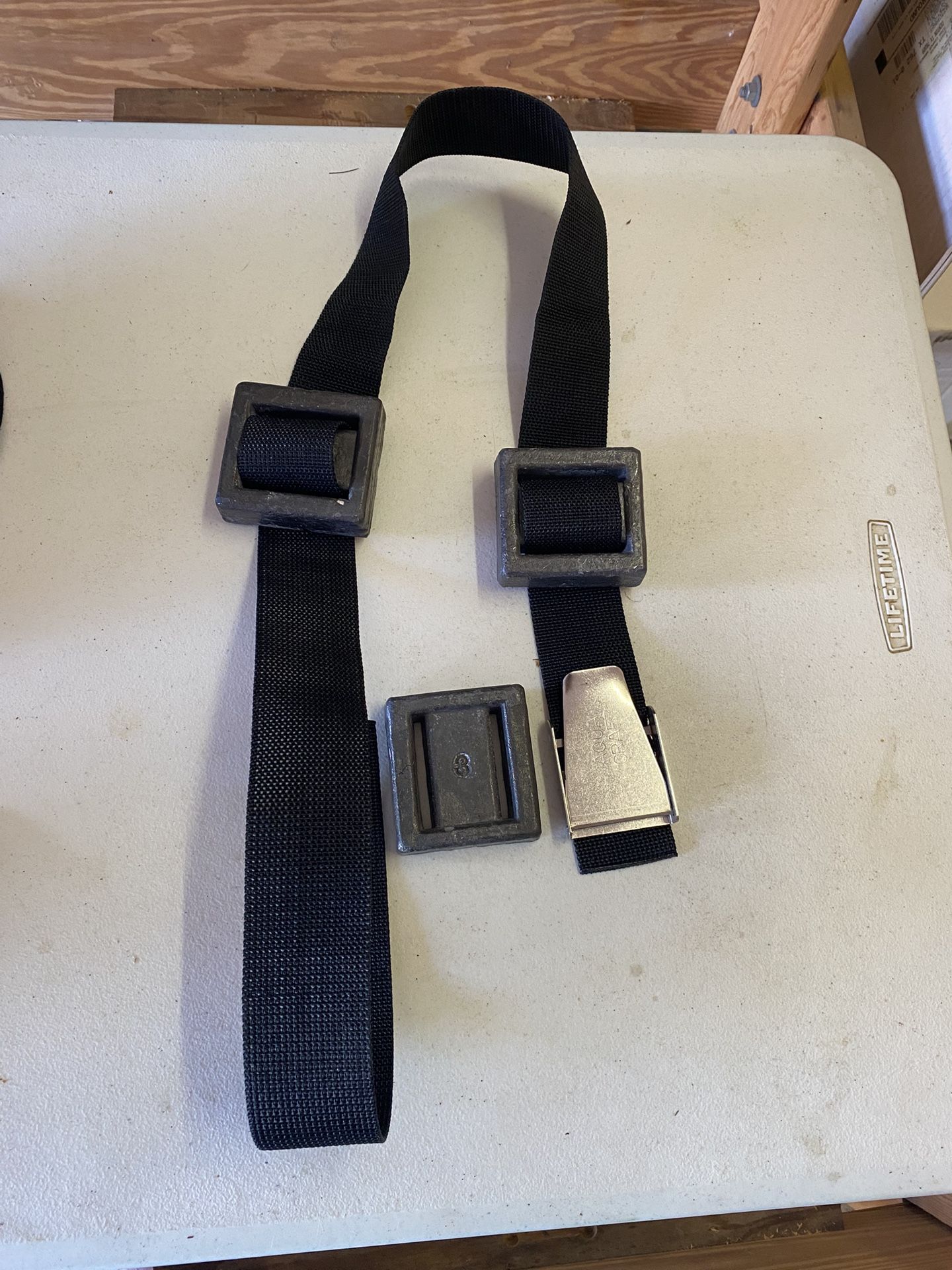Lead Weights, 3 lbs each, and Aqua Craft Dive Belt - REDUCED
