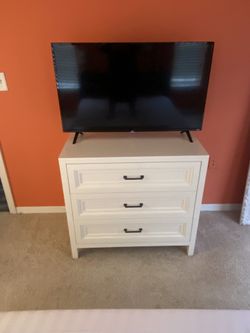 Cottage White 3 Drawer Chest