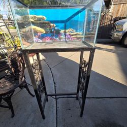 Fish Tank With Metal Stand 