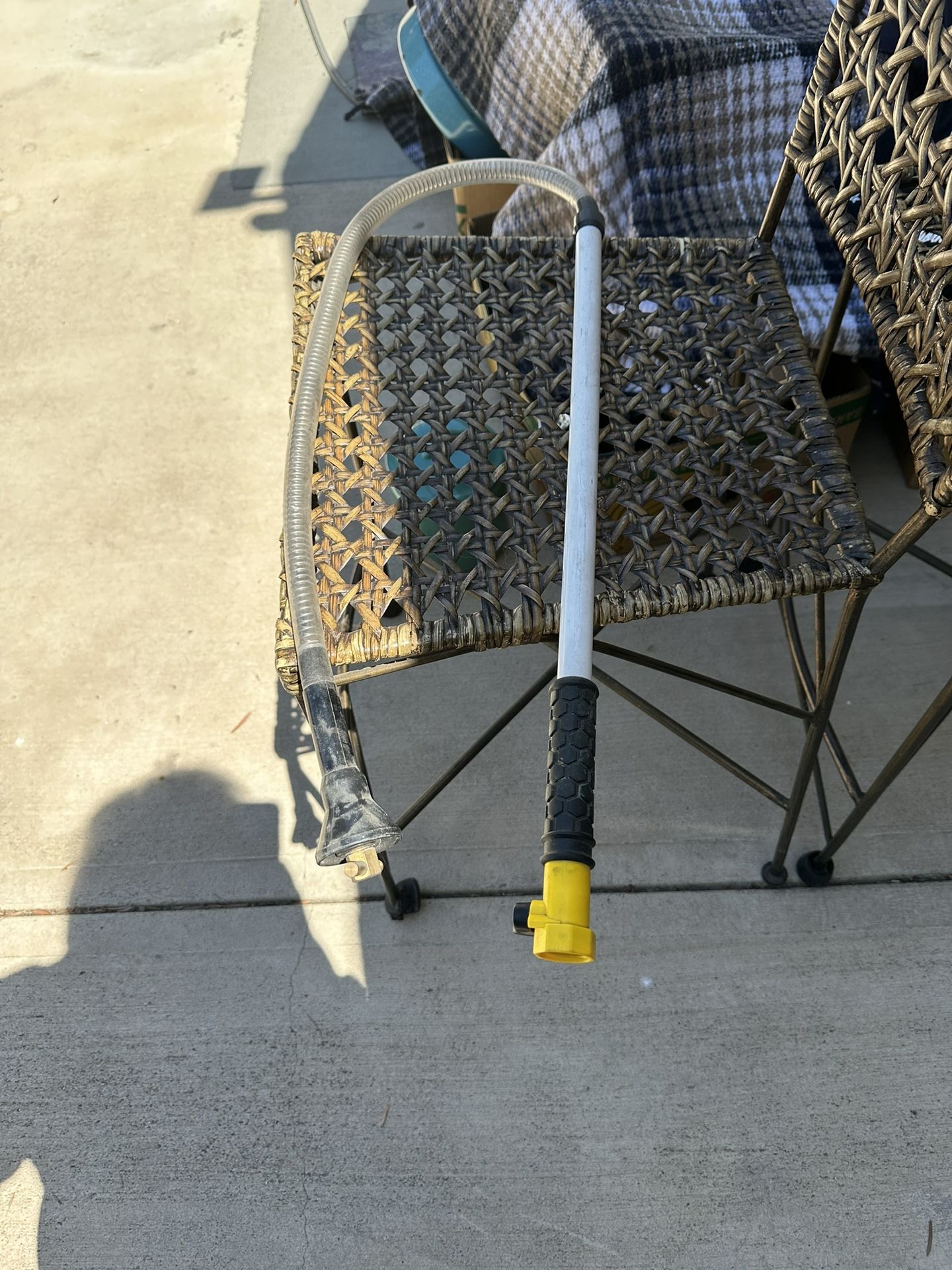 RV Toilet Server Tank Cleaner Hose Connection