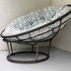Papasan Bowl Chair + Cushion & Base – $50 OBO