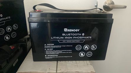 12v 100Ah lithium iron phosphate battery