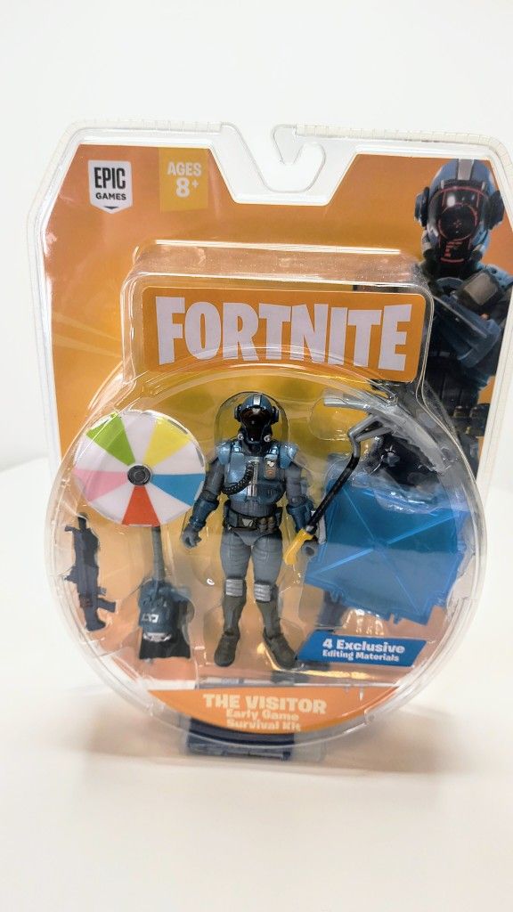 Fortnite “The Visitor” Action Figure – Early Game Survival Kit (4")