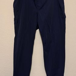 Express Drawstring Performance Joggers Active Athleisure Navy Men’s XL