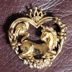 Vintage Unicorn Pendant 