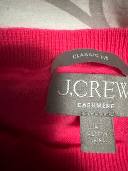 J crew cashmere sweater