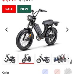 Juiced E-bike Scorpion 52v Big Light 55+ Miles