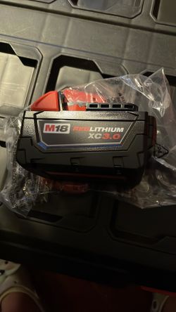 Milwaukee m18 red lithium XC 3.0 battery