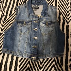 Blue Jean Vest 