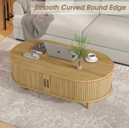 UNOPENED Oak Coffee Table with Storage