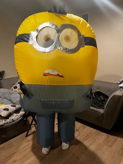 Inflatable minion costume
