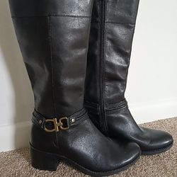 Black Leather Bandolino Boots-New
