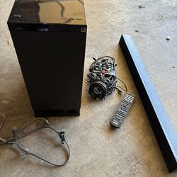 Sony Soundbar And Amp
