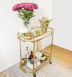 2 Gold Bar Cart