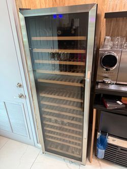 Lanbo 160 Bottle Dual Zone Compressor Red Wine Cooler $1415 New