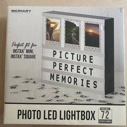 Merkury Innovations Photo LED Lightbox for Instax Mini/Square