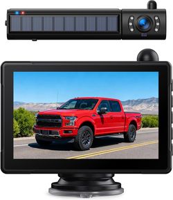 New | Solar Wireless Backup Camera w/ 5" 1080P Monitor｜Amazon Retail $119.99