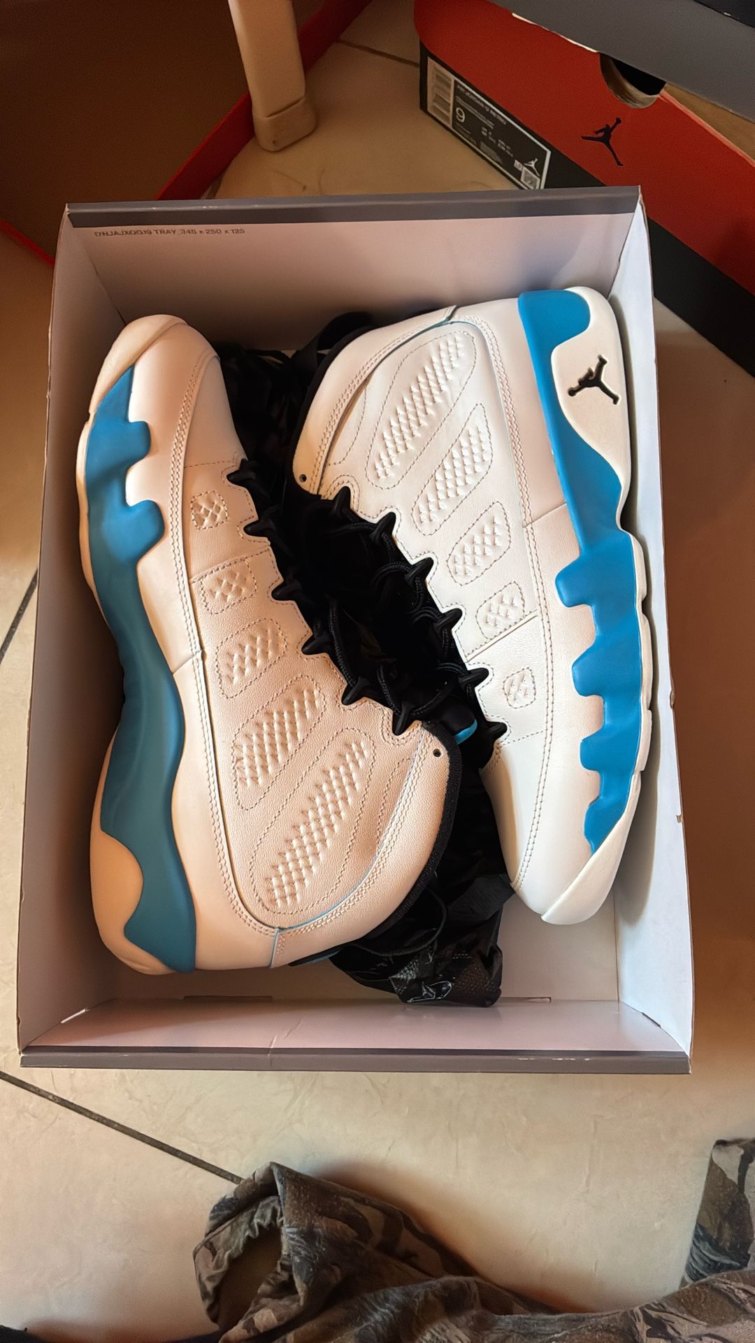 Jordan 9 Powdered Blue Size 10.5