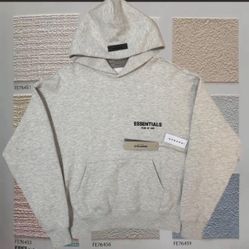 Fear of God Essentials Hoodie Light Oatmeal – XXS – Brand New
