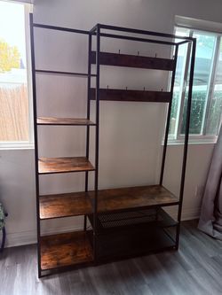 Jacket and shoe storage