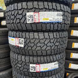 265/70R17 Falken Wildpeak AT4W New Tires Mount And Balanced Set De Llantas Nuevas Instaladas Y Balanceadas 