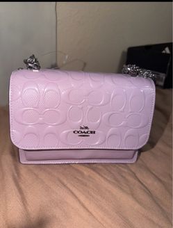 Coach Signature Embossed Mini Crossbody Bag