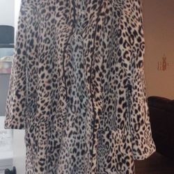 Leopard Print Victoria's Secret Robe