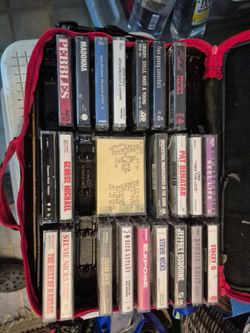 Cassette tapes albums recorded