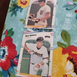 San Francisco Giants 1988 Fleer Baseball Cards Lot 