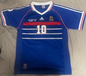 France Adidas Word Cup Jersey Zidane 10